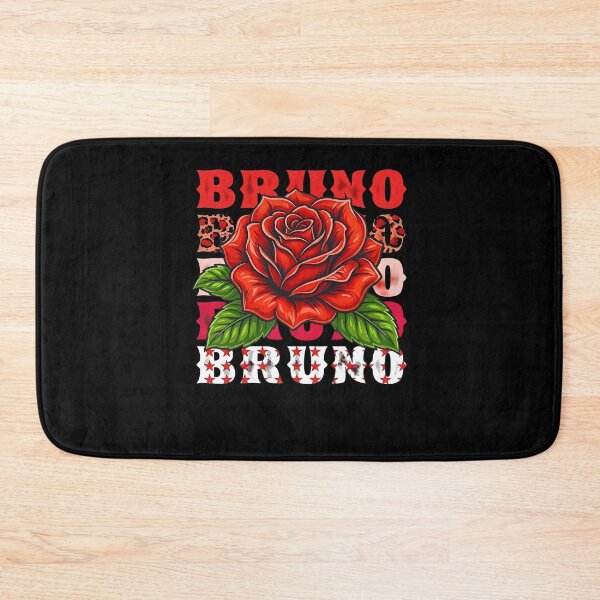 Item preview, Bruno Red Rose Vintage Floral Name Design designed and sold by Mind-Drift.