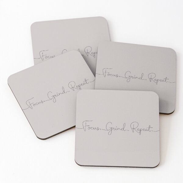 Item preview, Focus. Grind. Repeat. – Motivational Hustle Quote designed and sold by ManggaeJM.
