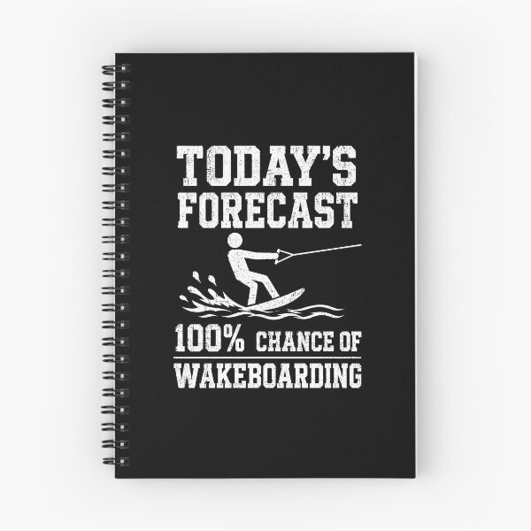 Item preview, Today's forecast 100% chance of wakeboarding designed and sold by a-turner-paint.