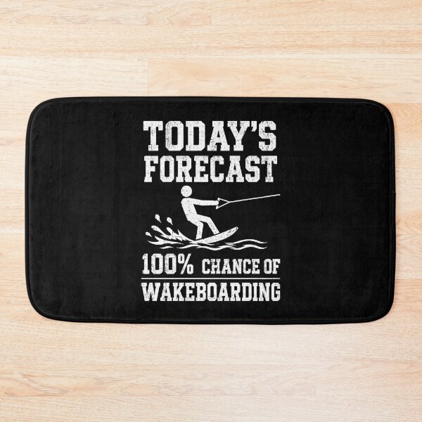 Item preview, Today's forecast 100% chance of wakeboarding designed and sold by a-turner-paint.