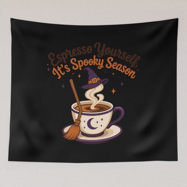 Item preview, Espresso Yourself Spooky Season Shirt, Comfort Colors® Witch Barista Tee, Funny Halloween Coffee Shop Graphic designed and sold by TshirtsLabs.