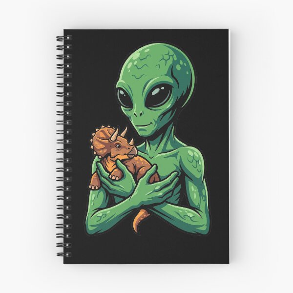 Item preview, An alien is holding a dinosaur designed and sold by ReneMM.