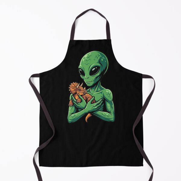 Item preview, An alien is holding a dinosaur designed and sold by ReneMM.