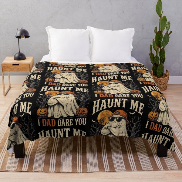 Item preview, Haunt Me Dad Dare You Halloween Retro designed and sold by cerima.