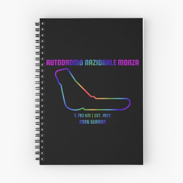 Item preview, Autodromo Nazionale Monza Track Outline - Italian Grand Prix Motorsport (Rainbow) designed and sold by Auraphonix.