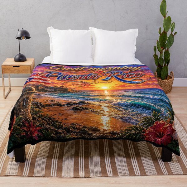 Item preview, Boricua Golden Dawn: Great Morning Puerto Rico designed and sold by BlissBlvdShop.