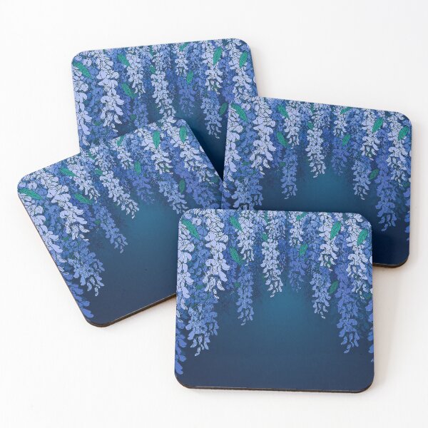 Aperçu de l'œuvre Fleurs de glycine bleue créée et vendue par RLan.
