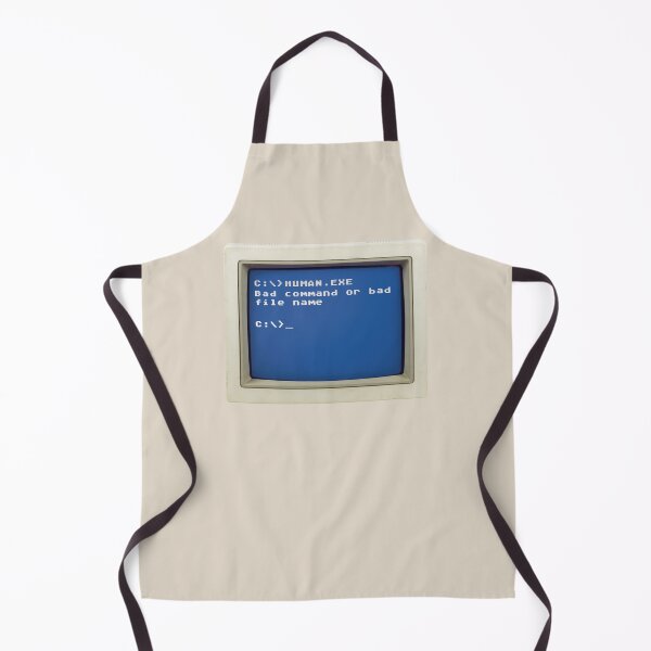 Item preview, Retro DOS Error: C:\>HUMAN.EXE - Bad command of bad file name designed and sold by knappidesign.