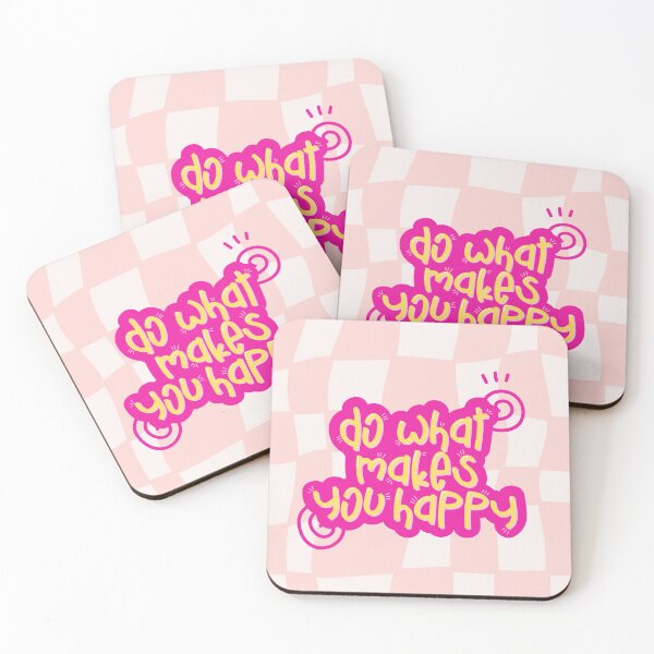Item preview, Do What Makes You Happy Checkered Print designed and sold by EeshaArshad.