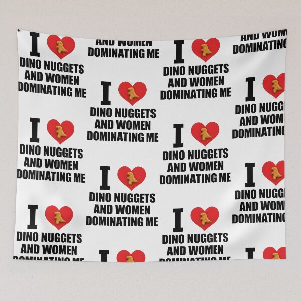 Item preview, I Love Dino Nuggets Fun Design designed and sold by cerima.