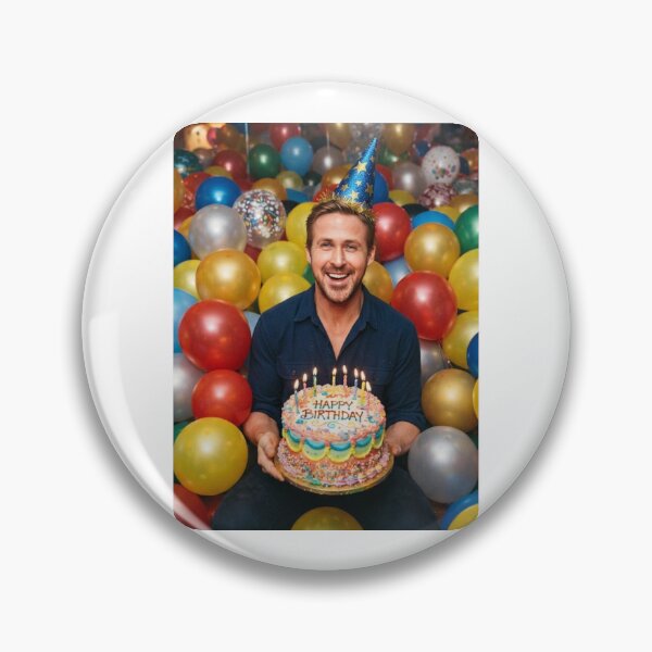 Item preview, Ryan gosling birthday balloon balloons gift cake memes happy Funny prank meme  weird  designed and sold by CheeseBlueprint.