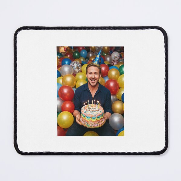 Item preview, Ryan gosling birthday balloon balloons gift cake memes happy Funny prank meme weird designed and sold by CheeseBlueprint.