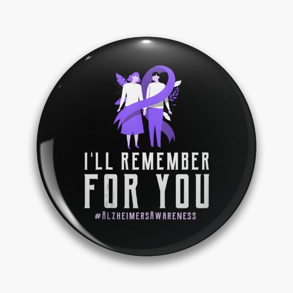 Item preview, Alzheimers Awareness I Wear Purple for I'll Remember for You designed and sold by fidelmeyer.