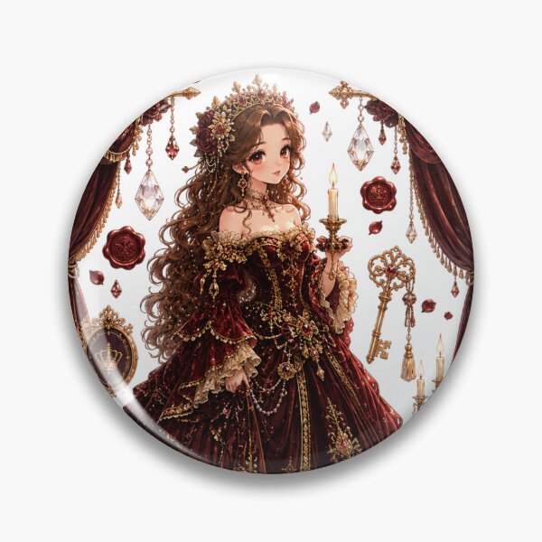 Item preview, Gothic Candlelight Princess | Royal Fantasy Sticker designed and sold by blossomfun.