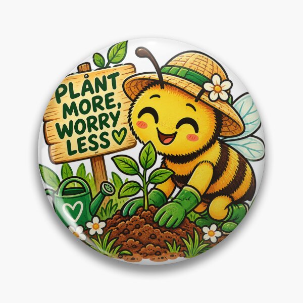 Item preview, Plant More, Worry Less designed and sold by InkPixell.