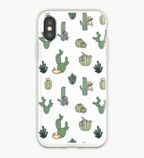 Cacti Cats iPhone Case
