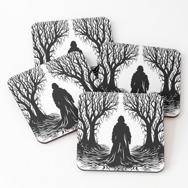 Item preview, Halloween Dark Forest Mysterious Figure Gothic Fantasy designed and sold by Sed94.