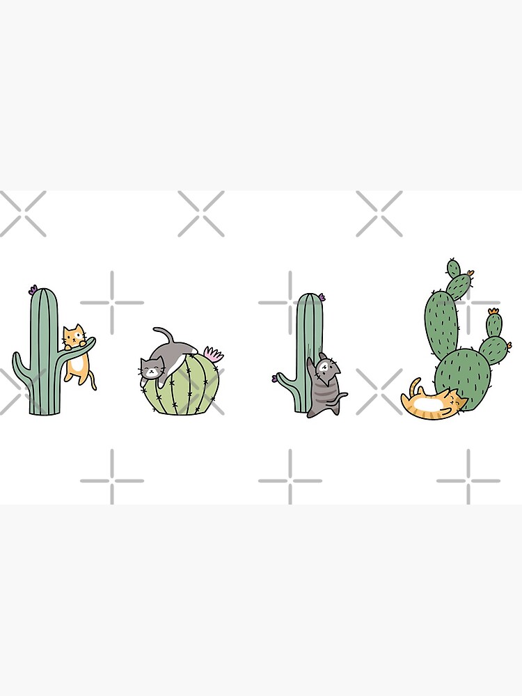 Thumbnail 6 of 6, Coffee Mug, Cacti Cats designed and sold by Shopzoki.