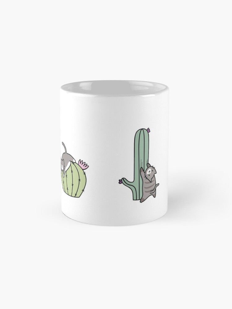 Thumbnail 4 of 6, Coffee Mug, Cacti Cats designed and sold by Shopzoki.