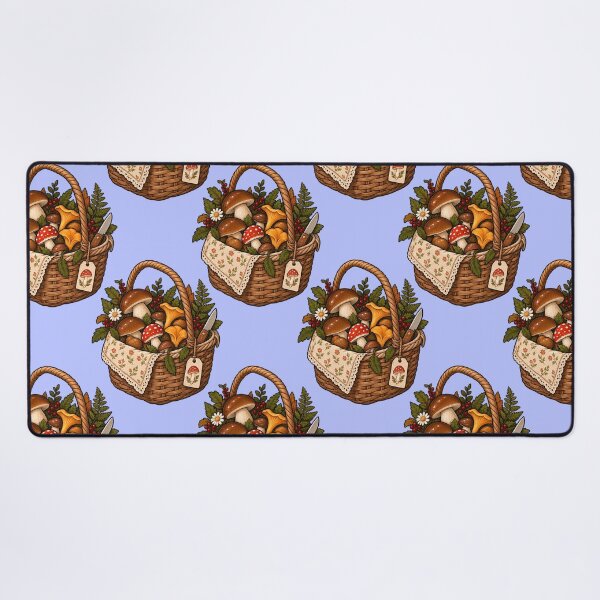 Item preview, Forest Mushroom Basket Sticker designed and sold by tviyluv.