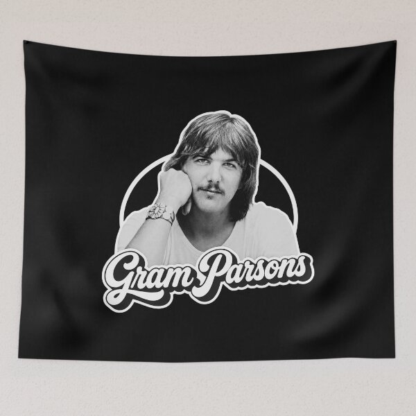 Aperçu de l'œuvre Gram Parsons créée et vendue par FloraPlantTees.