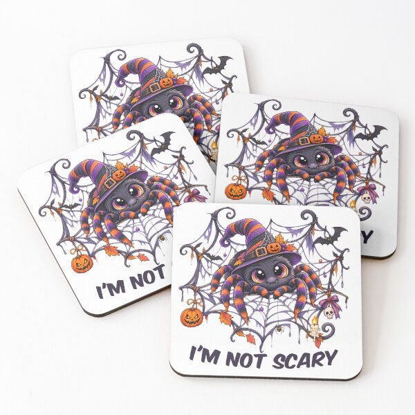 Item preview, I’m Not Scary – Cute Halloween Spider Witch Design designed and sold by Buli89.