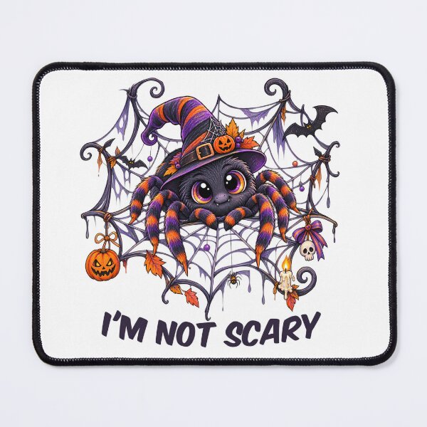 Item preview, I’m Not Scary – Cute Halloween Spider Witch Design designed and sold by Buli89.