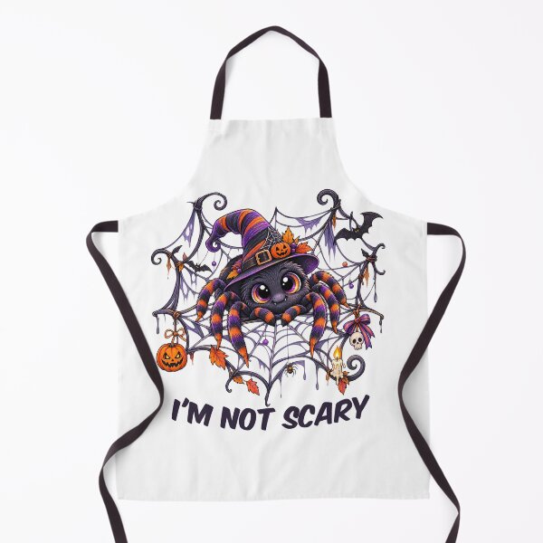 Item preview, I’m Not Scary – Cute Halloween Spider Witch Design designed and sold by Buli89.