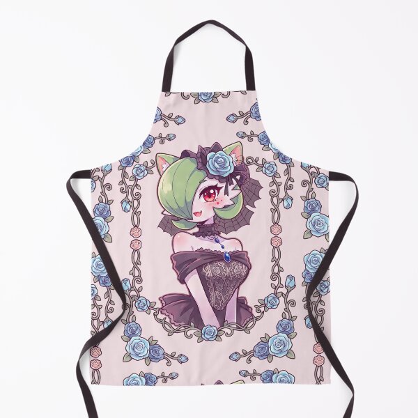 Item preview, Gothic Blue Rose Garden Cat: Floral Lace Frame designed and sold by CuteKats.