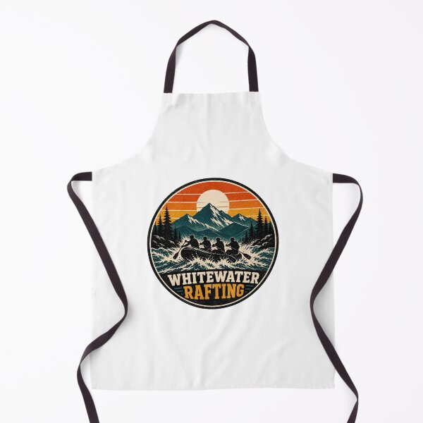 Item preview, Whitewater Rafting Adventure – Retro Mountain River Design designed and sold by AMICO77.