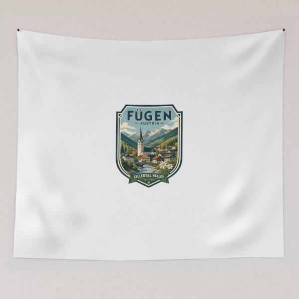 Item preview, Fügen Austria Zillertal Valley Est. 1500 Travel Souvenir Alpine Vacation designed and sold by Star3NowForMe.