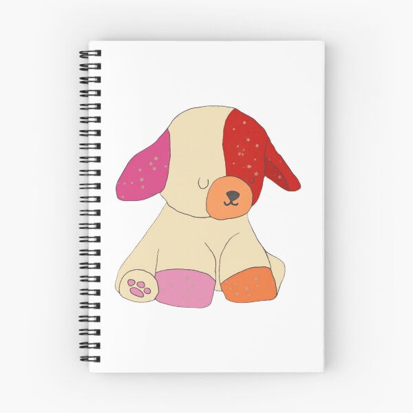 Item preview, Cozy Starry Puppy Cute Kawaii Patchwork Dog Plush Art designed and sold by MORBEAL.