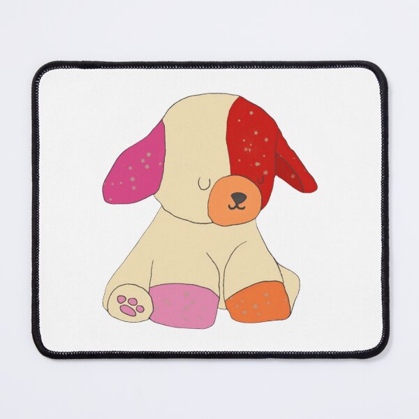 Item preview, Cozy Starry Puppy Cute Kawaii Patchwork Dog Plush Art designed and sold by MORBEAL.