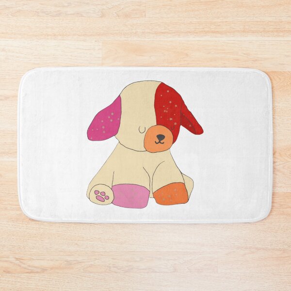 Item preview, Cozy Starry Puppy Cute Kawaii Patchwork Dog Plush Art designed and sold by MORBEAL.