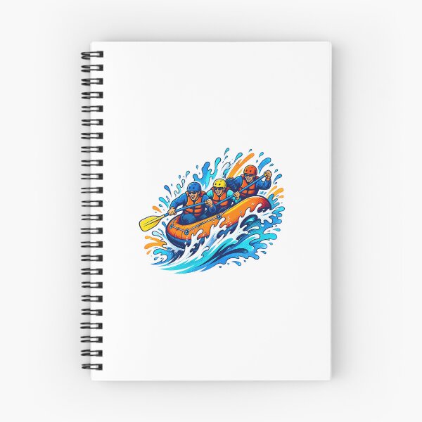 Item preview,  Whitewater Rafting Adventure – Retro Mountain River Design designed and sold by AMICO77.