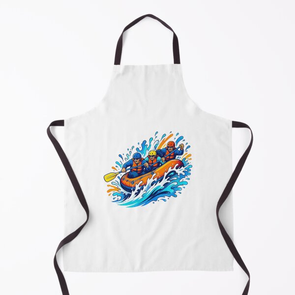 Item preview, Whitewater Rafting Adventure – Retro Mountain River Design designed and sold by AMICO77.