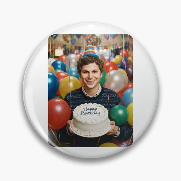 Item preview, Michael cera birthday balloon balloons gift cake memes happy Funny prank meme  weird  designed and sold by CheeseBlueprint.