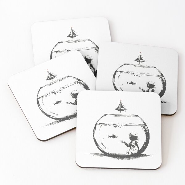 Item preview, The Fishbowl – Surreal Urban Stencil Art designed and sold by Cavalier-org.