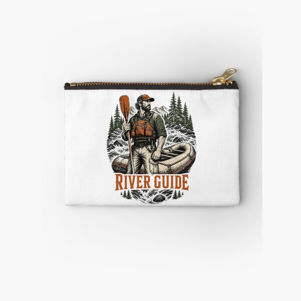 Item preview, Whitewater Rafting Adventure – Retro Mountain River Design designed and sold by AMICO77.