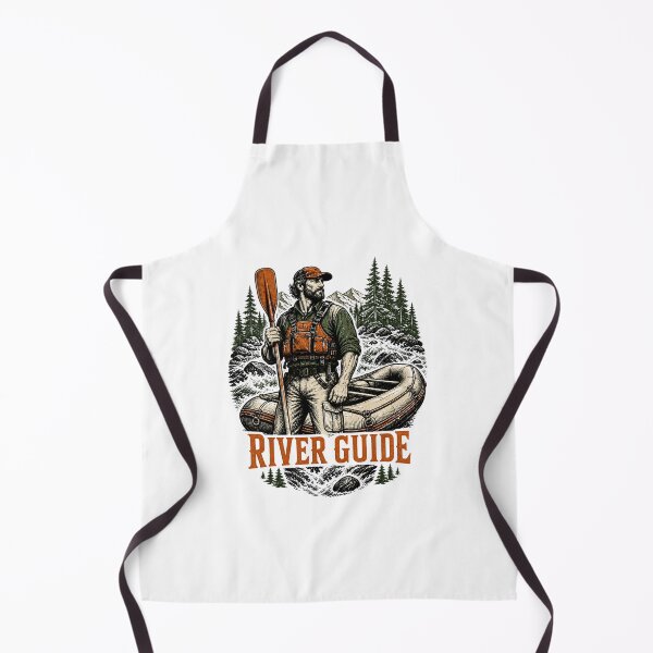 Item preview, Whitewater Rafting Adventure – Retro Mountain River Design designed and sold by AMICO77.
