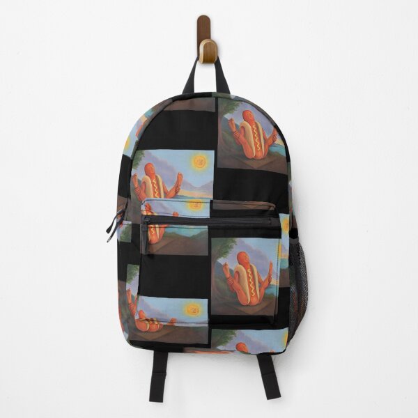 Item preview, Hot Dog Yoga Meditation Funny Food Art designed and sold by Mind-Drift.