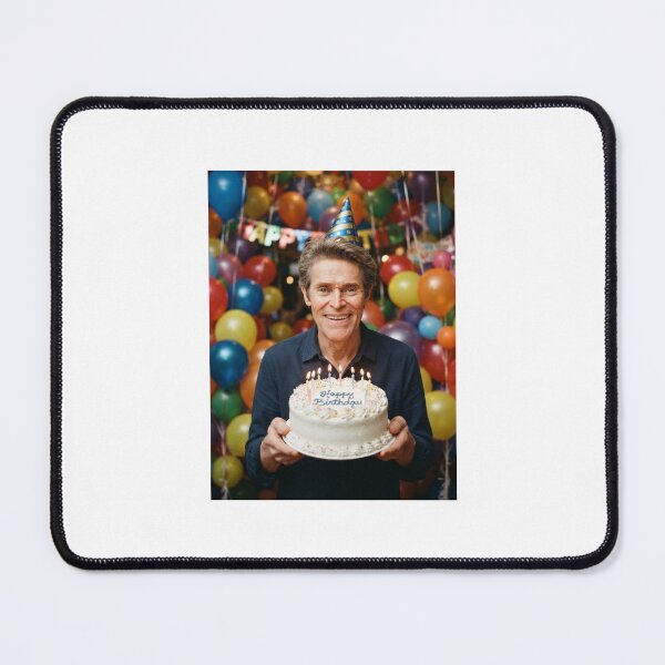 Item preview, Willem dafoe birthday balloon balloons gift cake memes happy Funny prank meme weird designed and sold by CheeseBlueprint.