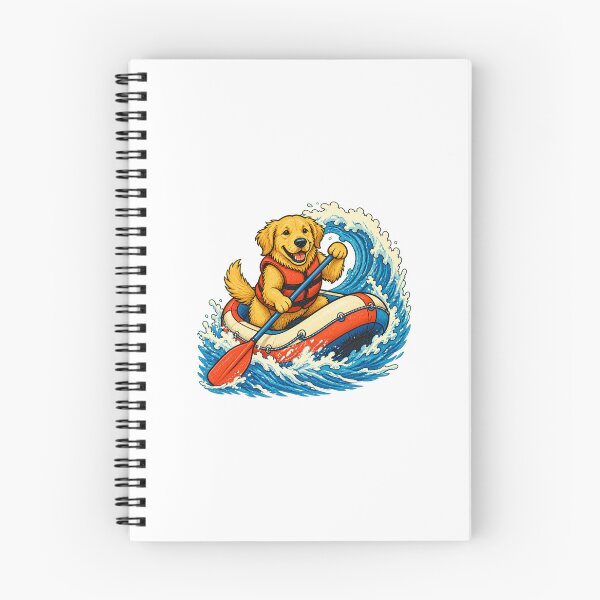 Item preview, Whitewater Rafting Adventure – Retro Mountain River Design designed and sold by AMICO77.