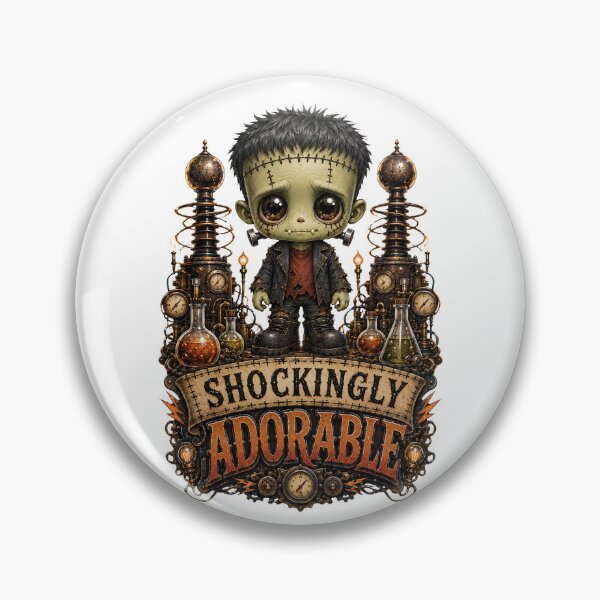 Item preview, Shockingly Adorable - Cute Frankenstein Monster Halloween designed and sold by Kromia.
