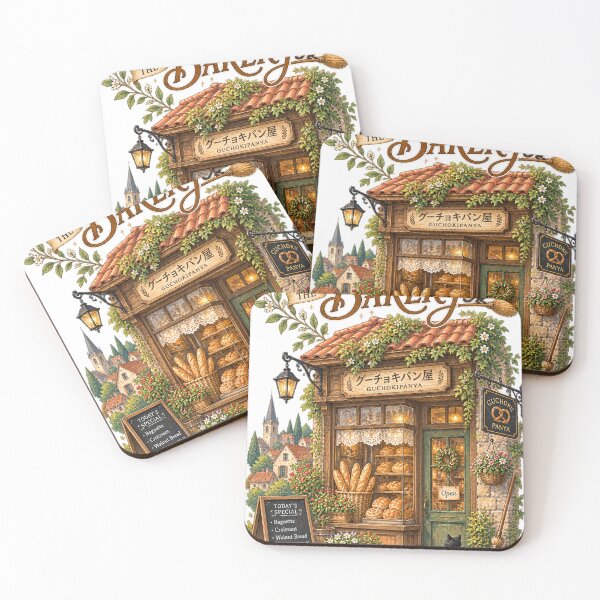 Item preview, Whimsical Anime Witch Bakery Cozy Cottagecore Bread Shop designed and sold by NzrProcreate.