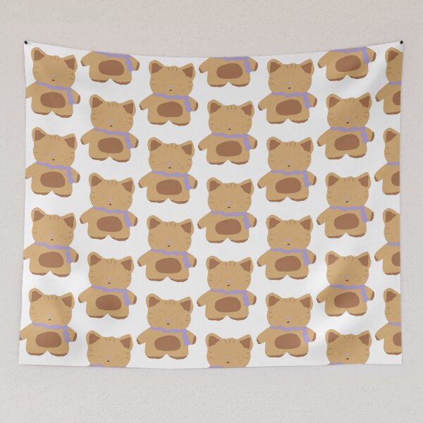 Item preview, Sleepy Fat Cat Cute Kawaii Plump Kitten Scarf Graphic designed and sold by MORBEAL.