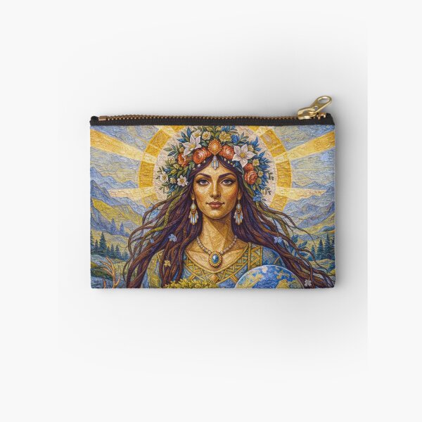 Item preview, Gaia – Mother Earth Goddess Painting designed and sold by GalleryKauffeld.