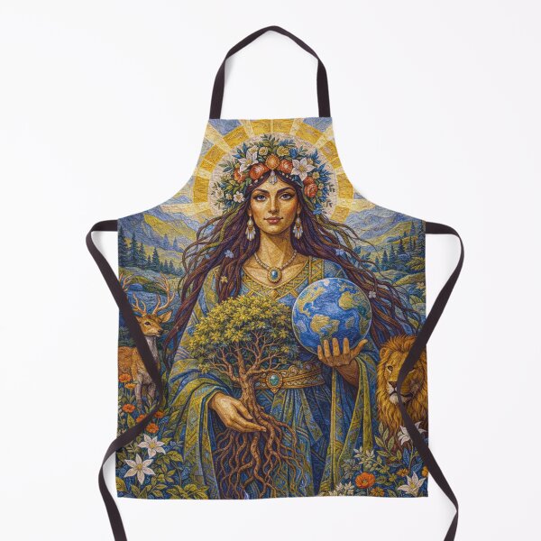 Item preview, Gaia – Mother Earth Goddess Painting designed and sold by GalleryKauffeld.