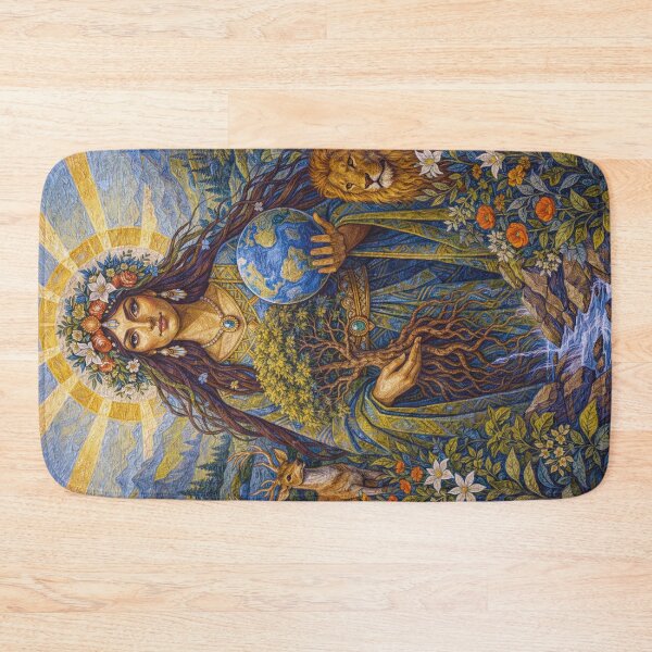 Item preview, Gaia – Mother Earth Goddess Painting designed and sold by GalleryKauffeld.