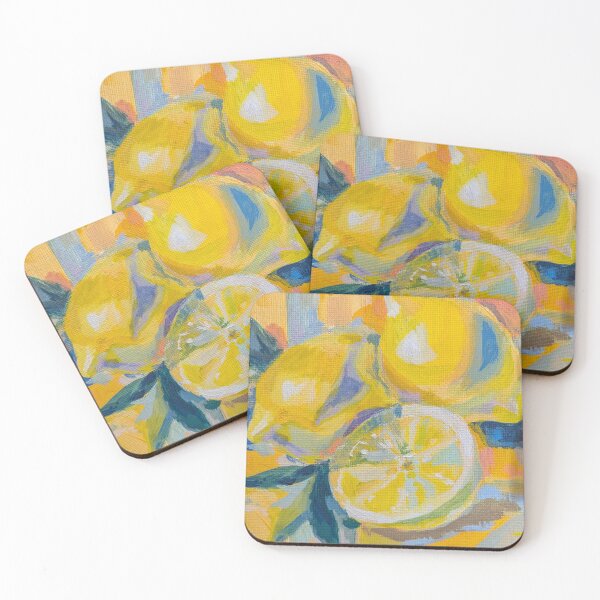 Item preview, Juicy Fresh Lemons Still Life Painting designed and sold by Mariamoart.